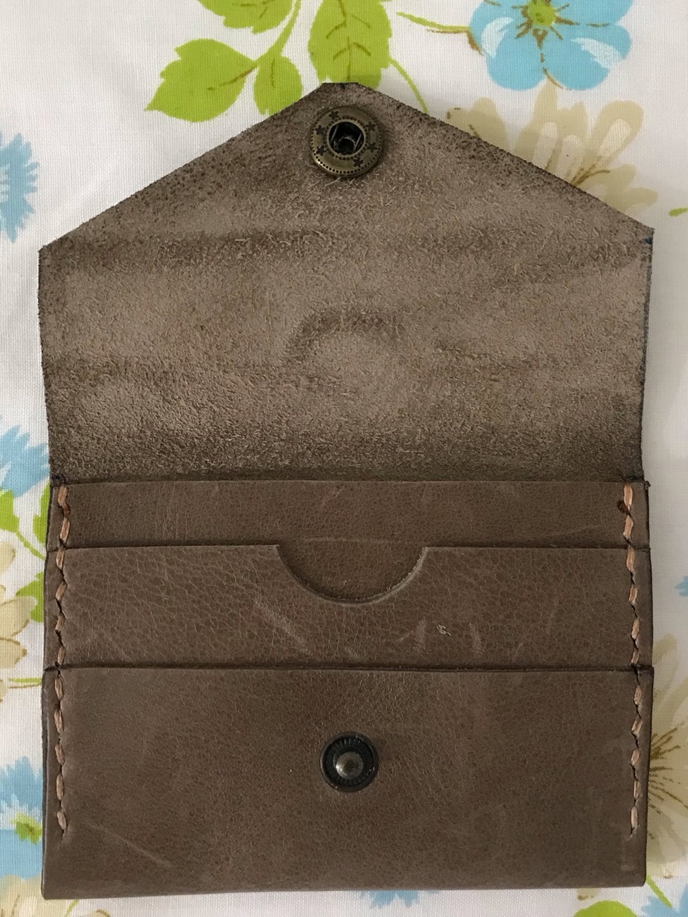 Handmade Elegant Brown Leather Wallet